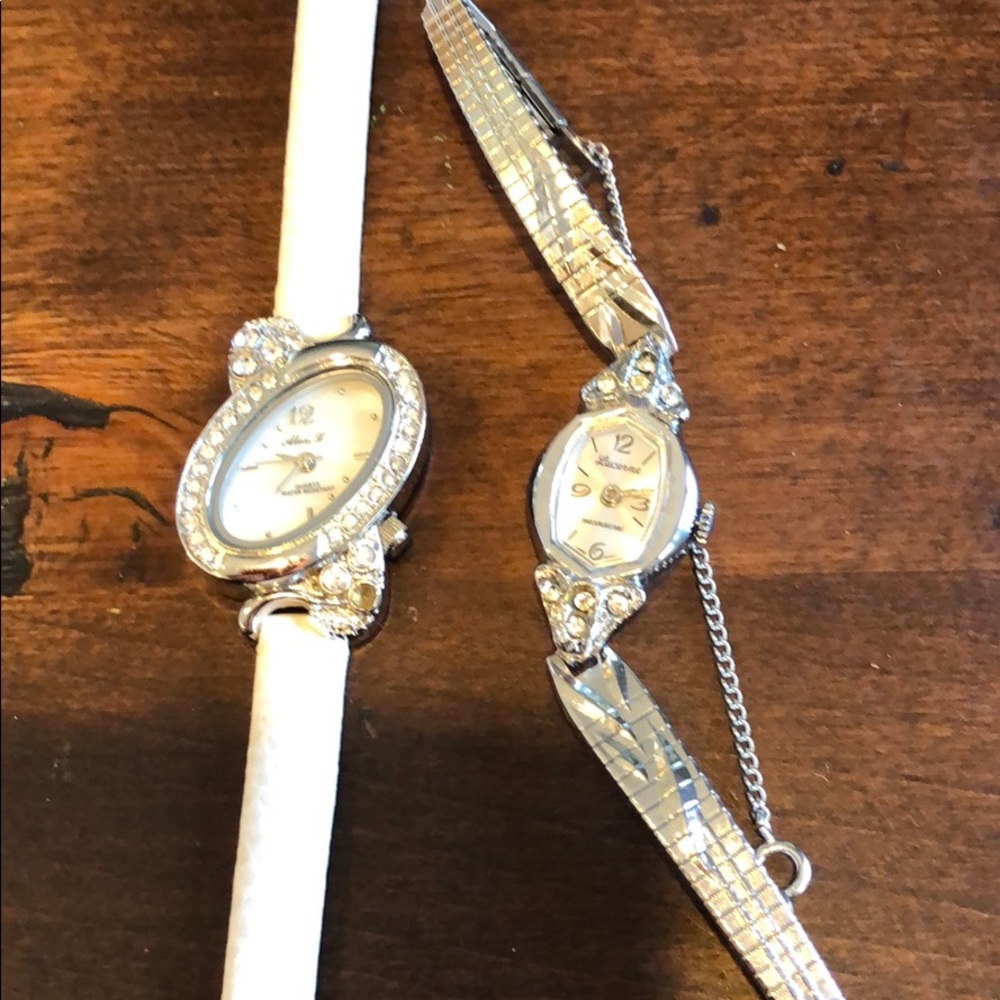2 Vintage stainless steel watches